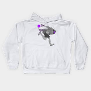 Purple wizard Kids Hoodie